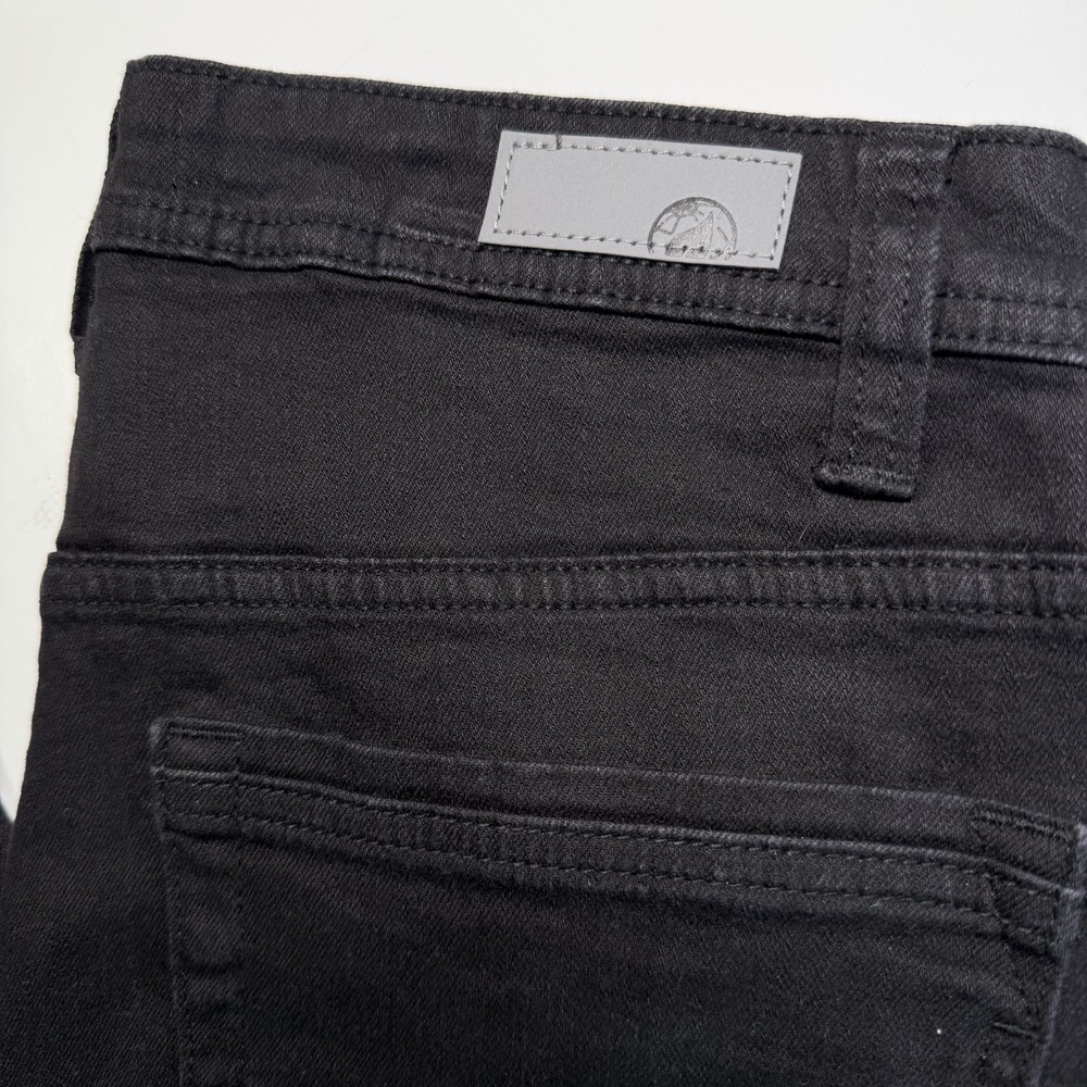 Free Planet Mens Size 30x32 Slim Fit Stretch Black Jeans Sustainable Denim - Picture 2 of 8